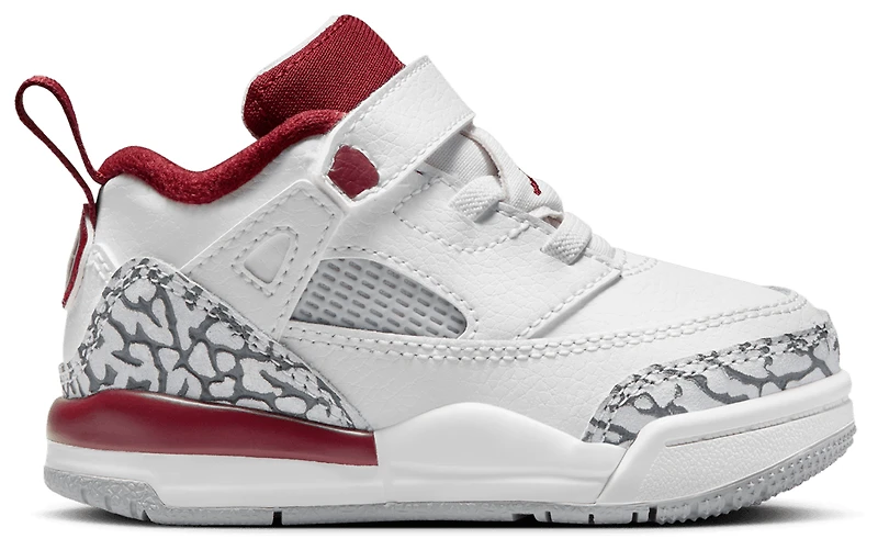Jordan Boys Jordan Spizike Low - Boys' Toddler Shoes White/Team Red/Wolf Grey Size 04.0