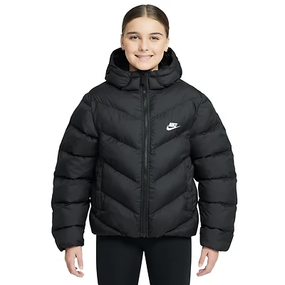 Nike Boys ADP Puffer - Boys' Grade School Black/White