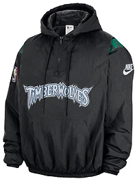 Nike Timberwolves Woven LND Half-Zip Hoodie - Men's