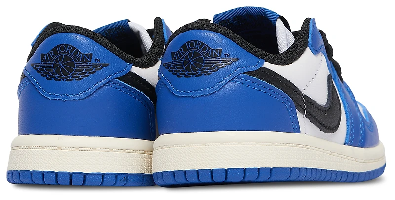 Jordan Boys AJ1 Retro Low OG - Boys' Toddler Shoes White/Black/Blue