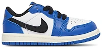 Jordan Boys AJ1 Retro Low OG - Boys' Toddler Shoes White/Black/Blue