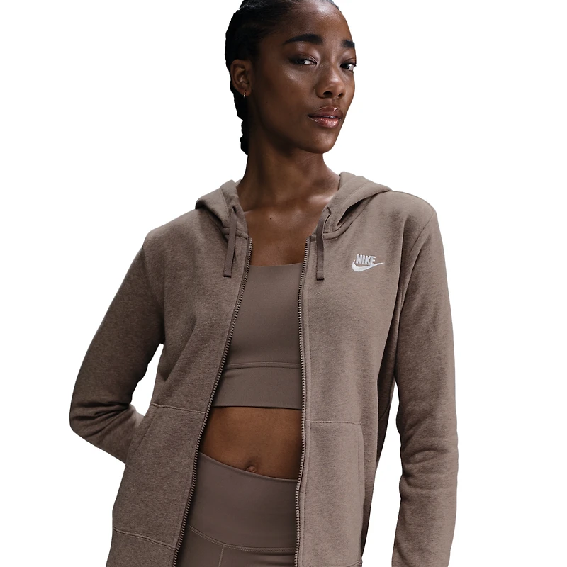 Nike NSW Club Fleece FZ Hoodie - Women's