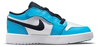 Jordan Boys AJ 1 Low - Boys' Preschool Shoes White/Blue/Blue