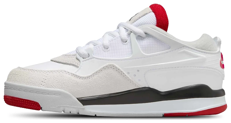Jordan Boys AJ 4 RM - Boys' Preschool Shoes White/Varsity Red/Black