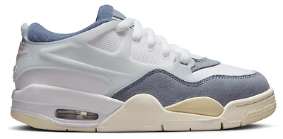 Jordan Girls AJ 4 Remastered - Girls' Grade School Shoes Prism Pink/White/Diffused Blue