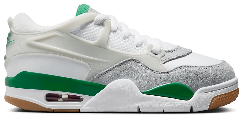 Jordan Boys Jordan AJ 4 RM - Boys' Grade School Shoes White/Grey/Green Size 07.0