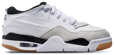 Jordan Boys AJ 4 RM - Boys' Grade School Shoes White/Black/Neutral Grey