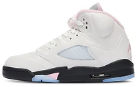 Jordan Boys Air 5 Retro OG - Boys' Grade School Shoes White/Soft Pink/Black