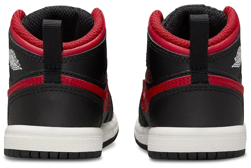 Jordan Boys AJ 1 Mid - Boys' Toddler Basketball Shoes Red/White/Black