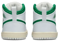 Jordan Boys AJ 1 Mid - Boys' Toddler Basketball Shoes Summit White/Pine Green