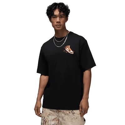 Jordan North Carolina AJ1 AD Short Sleeve Crewneck - Men's
