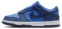 Nike Boys Dunk Low SE - Boys' Grade School Basketball Shoes Comet Blue/White/Midnight Navy
