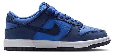Nike Boys Dunk Low SE - Boys' Grade School Basketball Shoes Comet Blue/White/Midnight Navy