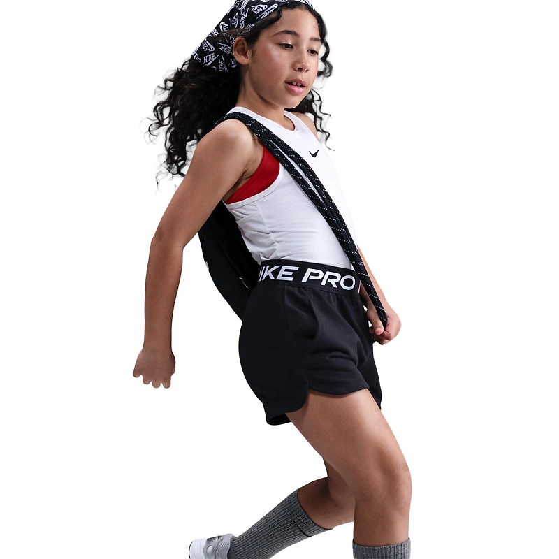 Nike Pro DriFIT Fleece Short - Girls' Grade School