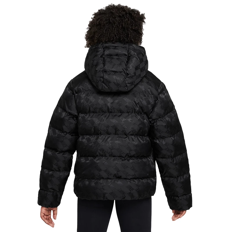 Nike Boys ADP Puffer GX - Boys' Grade School Black/White