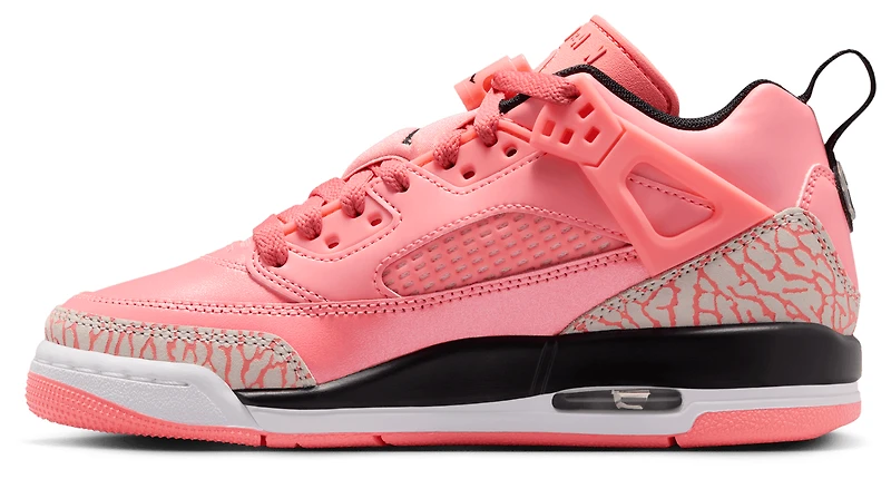 Jordan Boys Spizike Low - Boys' Grade School Basketball Shoes Black/Pink Gaze/White