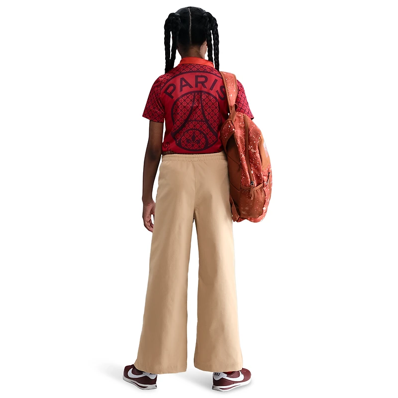 Nike Girls Sty Star Woven WL Pants - Girls' Grade School White/Hemp
