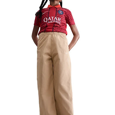 Nike Girls Sty Star Woven WL Pants - Girls' Grade School White/Hemp