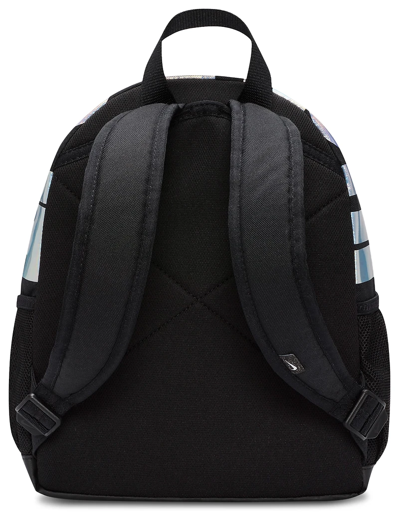Nike Girls Nike Brasilia Just Do It Backpack - Girls' Grade School Black/Black Size One Size