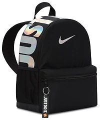 Nike Girls Nike Brasilia Just Do It Backpack - Girls' Grade School Black/Black Size One Size
