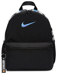 Nike Girls Nike Brasilia Just Do It Backpack - Girls' Grade School Black/Black Size One Size