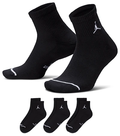 Jordan Everyday 3 Pack Cushion Ankle Socks - Men's