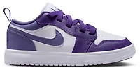 Jordan Girls AJ 1 Low - Girls' Preschool Basketball Shoes Court Purple/Dusty Amethyst
