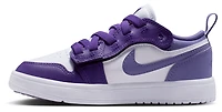 Jordan Girls AJ 1 Low - Girls' Preschool Basketball Shoes Court Purple/Dusty Amethyst