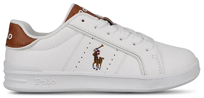 Ralph Lauren Polo Girls Ralph Lauren Polo Heritage Court III - Girls' Preschool Shoes White Size 13.5