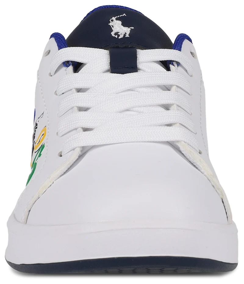 Ralph Lauren Polo Girls Heritage Court IV Graphic - Girls' Preschool Shoes White/Multi