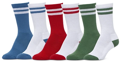 LCKR Basic Striped Crew 6 Pack - Youth
