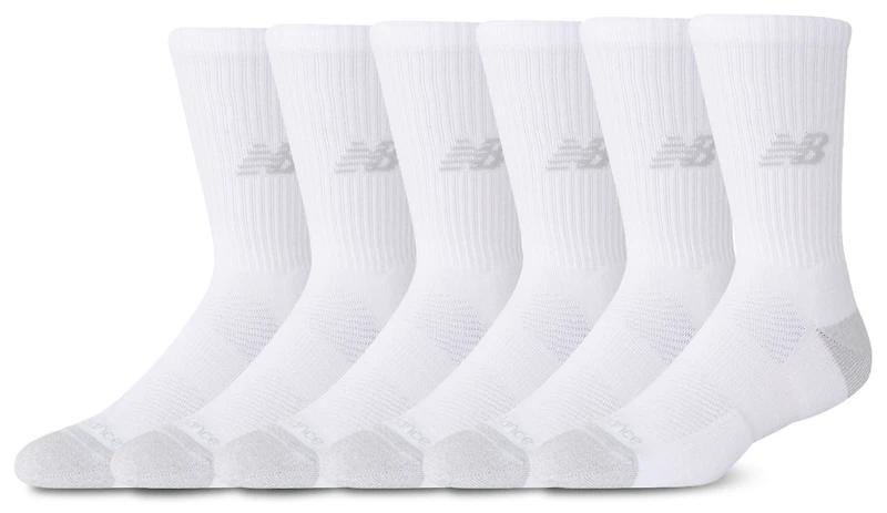 New Balance Active Cushion 6PK Crew Sock
