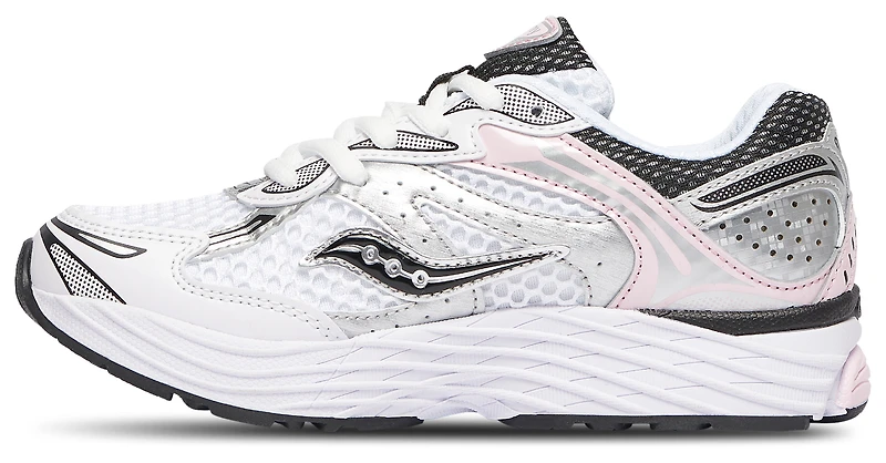 Saucony Girls Omni 9 - Girls' Preschool Shoes Silver/Pink