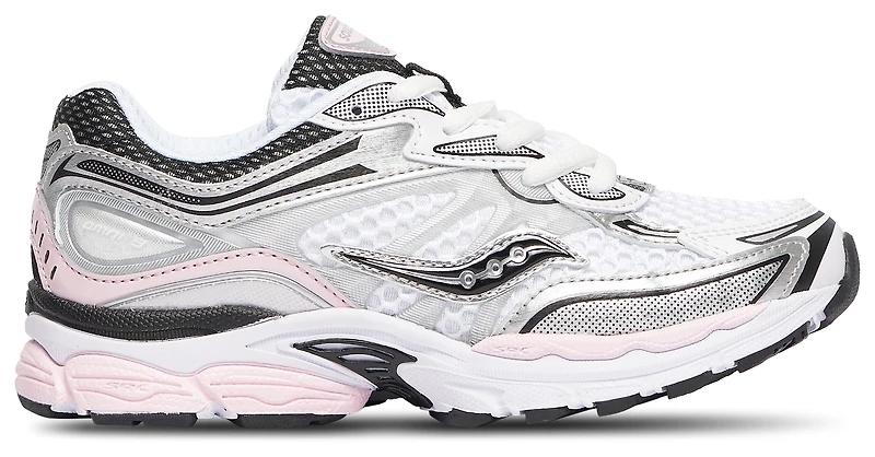 Saucony Girls Omni 9 - Girls' Preschool Shoes Silver/Pink