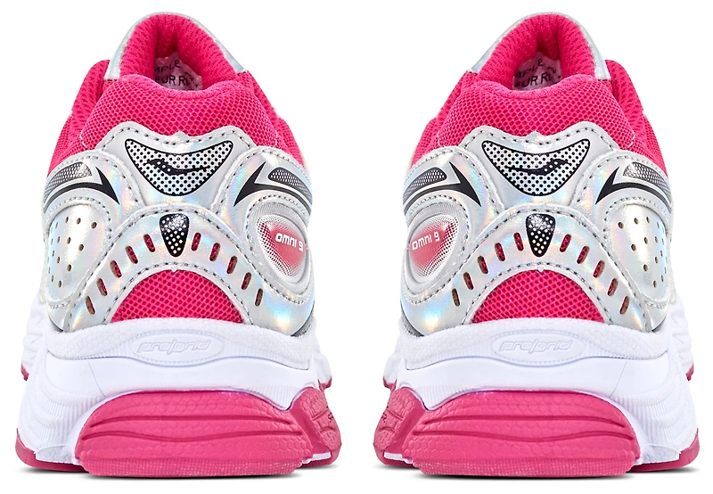 Saucony Girls Omni 9 - Girls' Grade School Running Shoes Fuchsia/Silver