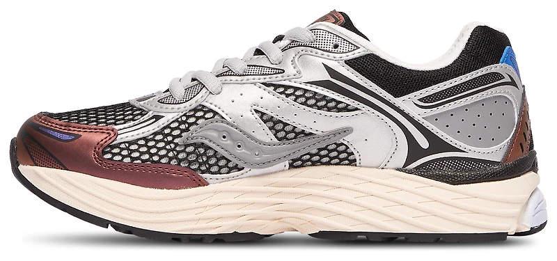 Saucony Boys Omni 9 - Boys' Grade School Shoes Black/Silver/Burgundy