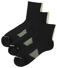 LCKR 3 Pack Performance Quarter Socks - Men's