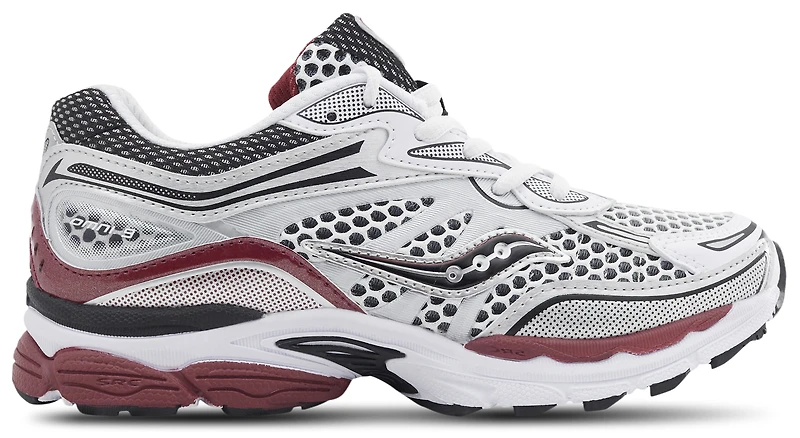 Saucony Boys Omni 9 - Boys' Grade School Shoes White/Silver/Red