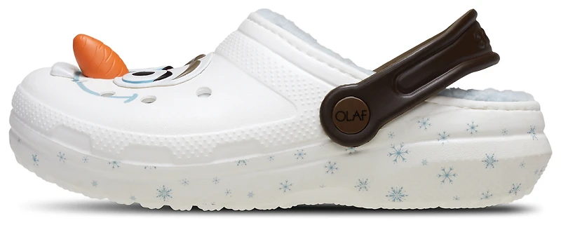 Crocs Boys Frozen Olaf Lined Classic Clogs