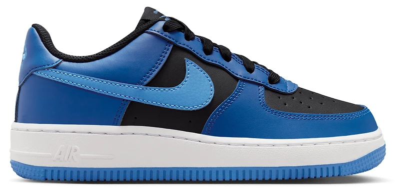 Nike Boys Air Force 1 Low - Boys' Grade School Basketball Shoes Black/Dutch Blue/Court Blue