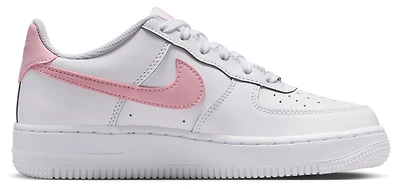 Nike Boys Nike Air Force 1 Low - Boys' Grade School Basketball Shoes White/Med Soft Pink/White Size 06.5
