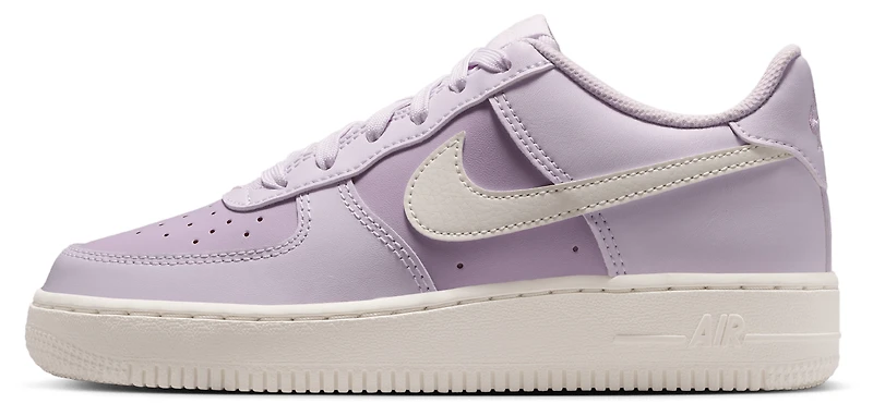 Nike Boys Air Force 1 Low - Boys' Grade School Basketball Shoes Lt Violet/Sail/Iced Lilac