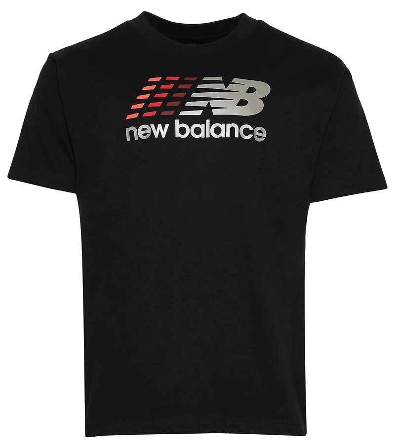 New Balance Center Multi Color Logo T-Shirt - Men's