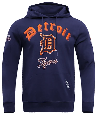 Pro Standard Tigers Old English Pullover Hoodie - Men's