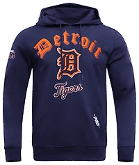 Pro Standard Tigers Old English Pullover Hoodie - Men's