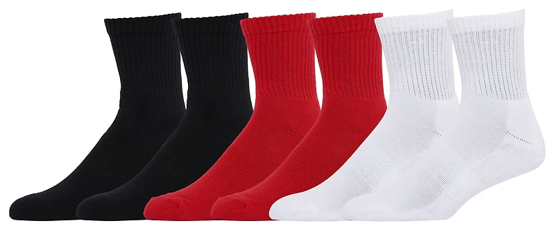 LCKR 6 Pack Cush Crew Quarter - Men's