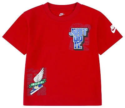 Nike Boys Nike Step Up Your Game Short Sleeve T-Shirt - Boys' Toddler University Red/Blue Size 2T