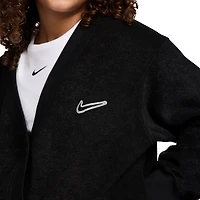 Nike NSW Fleece Long Sleeve Cozy Top - Girls' Grade School