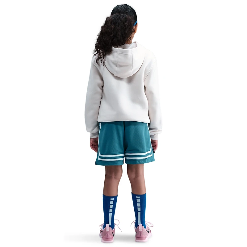 Nike Girls Nike Dri-FIT Crossover Short - Girls' Grade School Rift Blue/Blue Force Size S