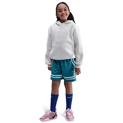 Nike Girls Nike Dri-FIT Crossover Short - Girls' Grade School Rift Blue/Blue Force Size S